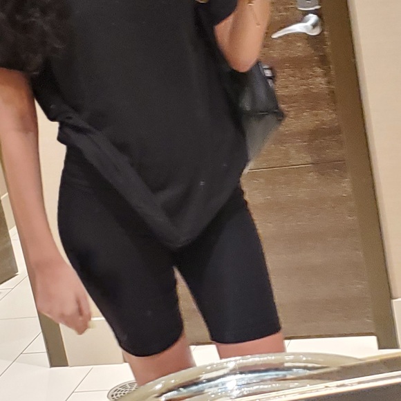 Lou and grey black biker shorts - Picture 1 of 4